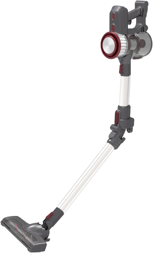 POCOline Handstaubsauger rot grau Metall Kunststoff B/H/L: ca. 12,5x120x32 cm