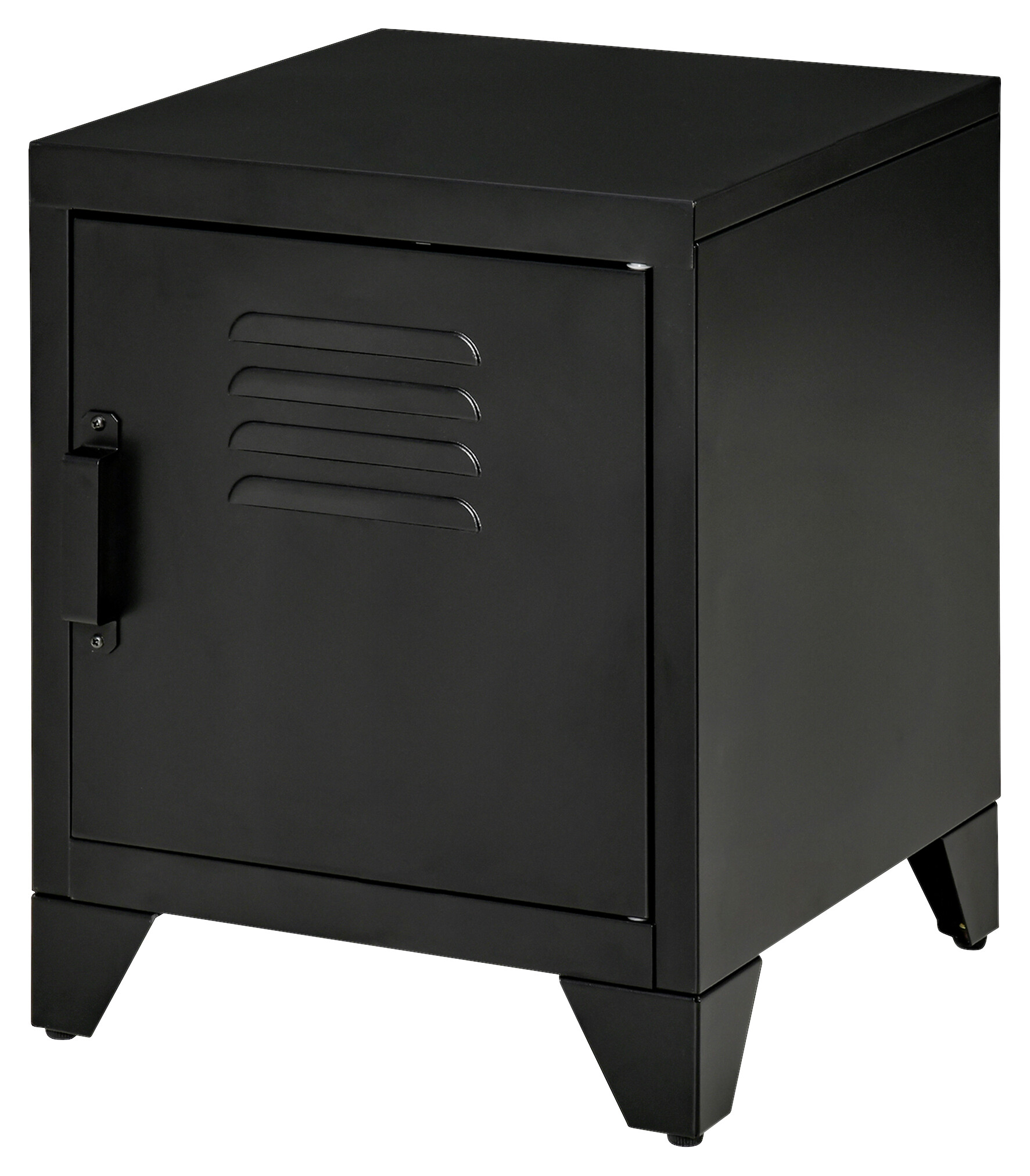 Nachtkonsole 831-429BK schwarz B/H/T: ca. 40x50x40 cm