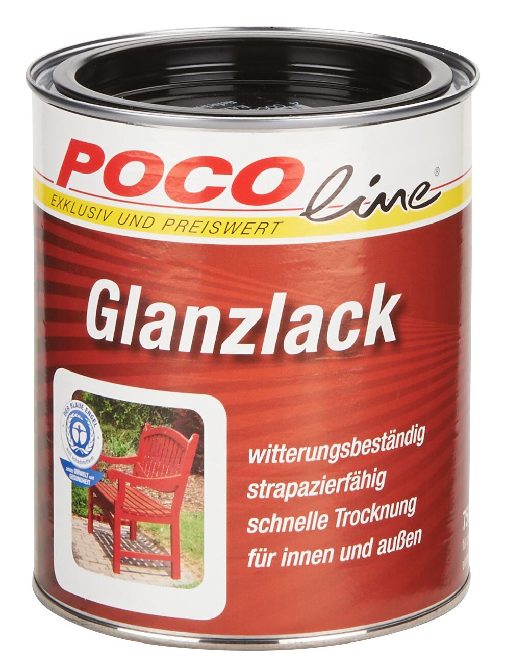 POCOline Acyl Buntlack tiefschwarz glänzend ca. 0,75 l