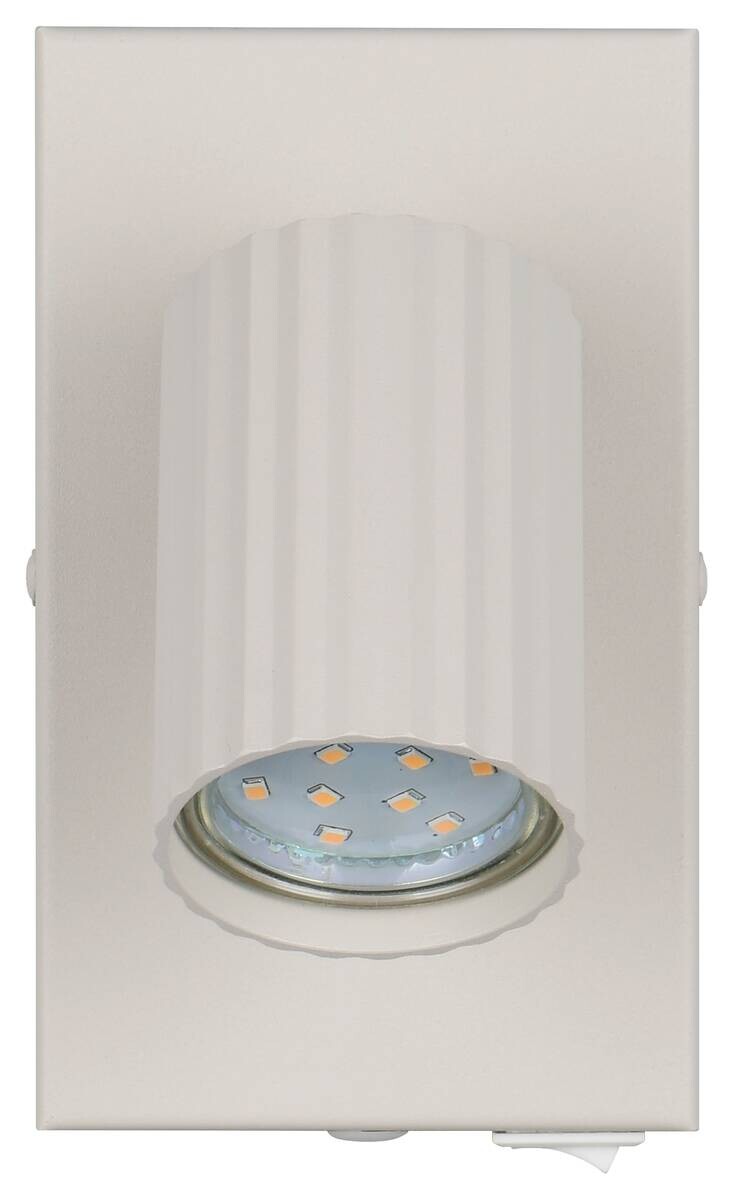 Reality Leuchten Spots Soka grau Metall B/H/L: ca. 9x15x14,5 cm GU10 1 Brennstellen