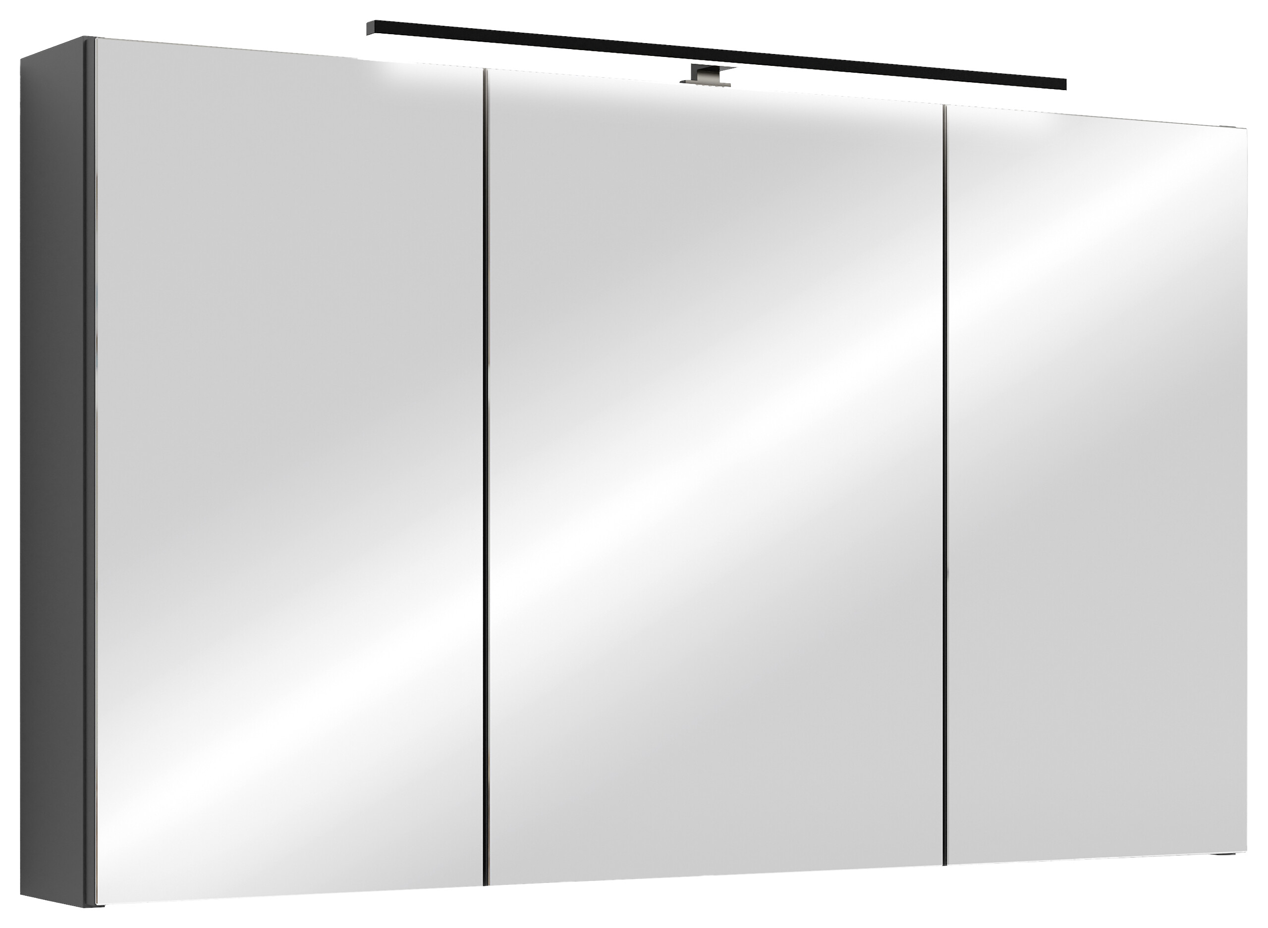 Spiegelschrank SPREE anthrazit B/H/T: ca. 100x60x15 cm