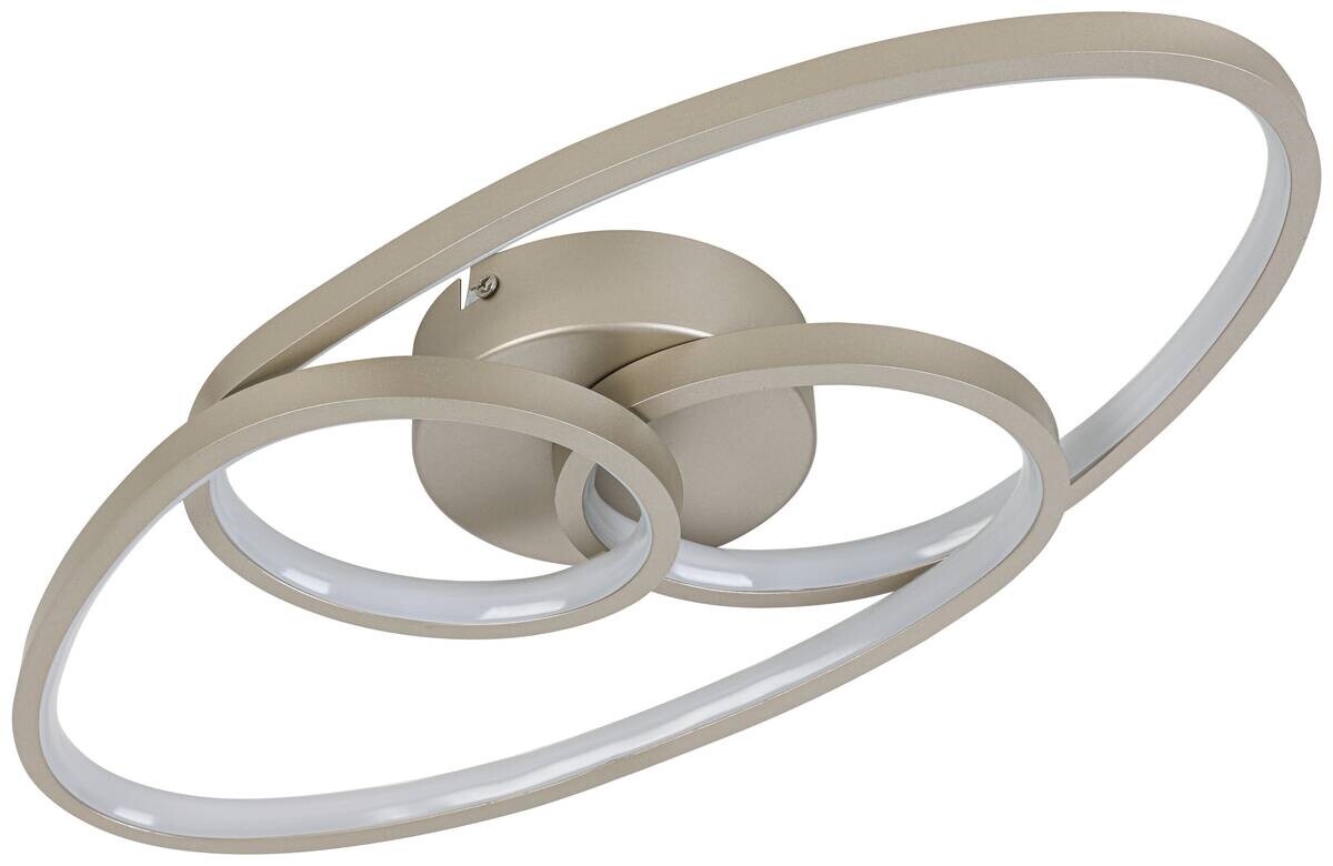 Nolo LED-Deckenleuchte Dual champagner Metall B/H/L: ca. 21x8x45 cm