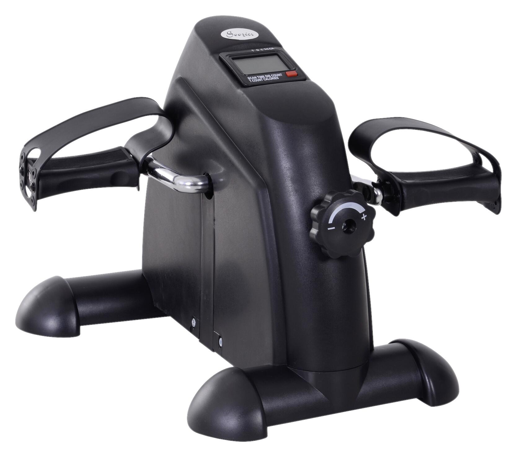 HOMCOM Pedaltrainer schwarz Metall B/H/T: ca. 39x31x40 cm