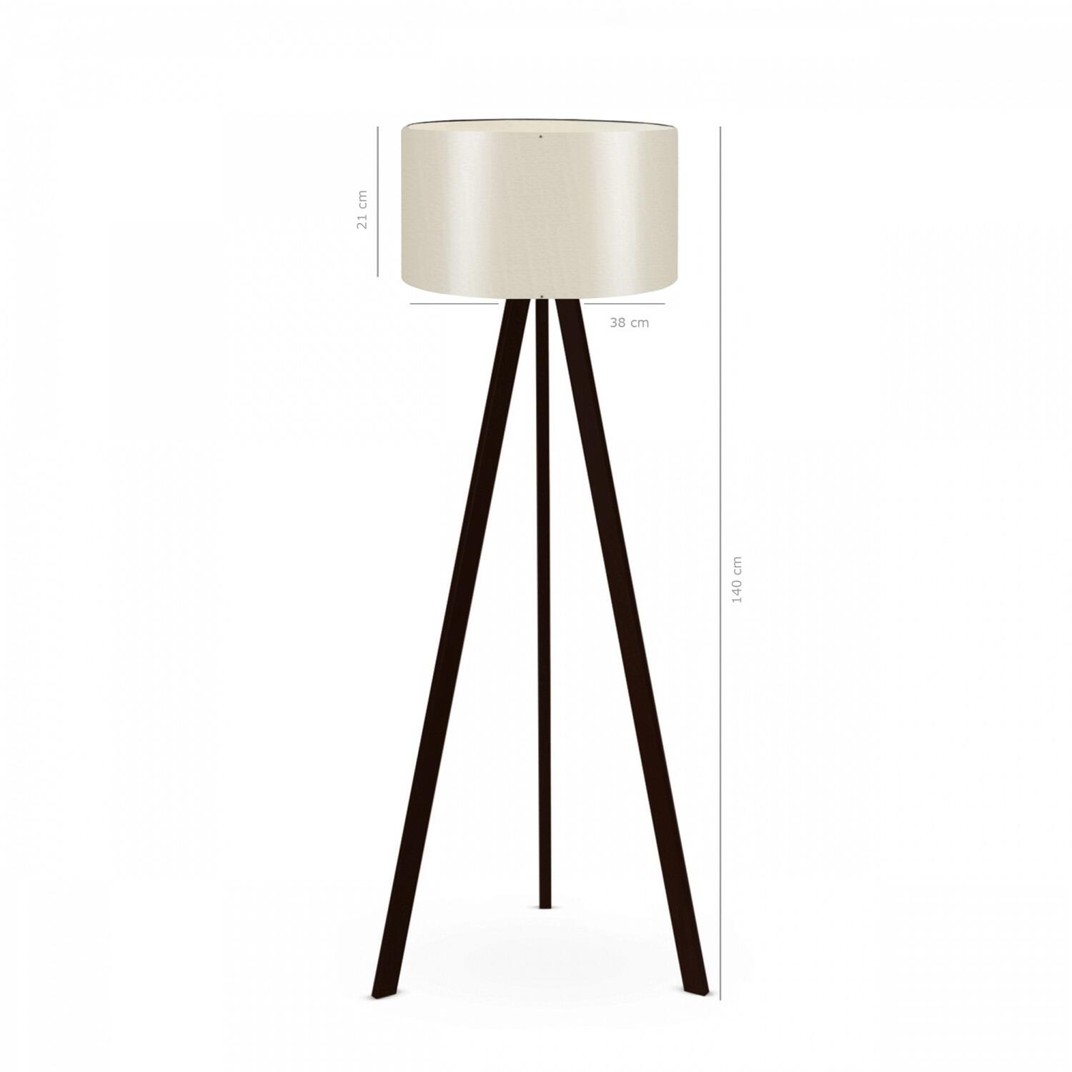 Opviq Stehleuchte MDF PVC B/H/T/L/D: ca. 38x140x38x38x38 cm E27 1 Brennstellen