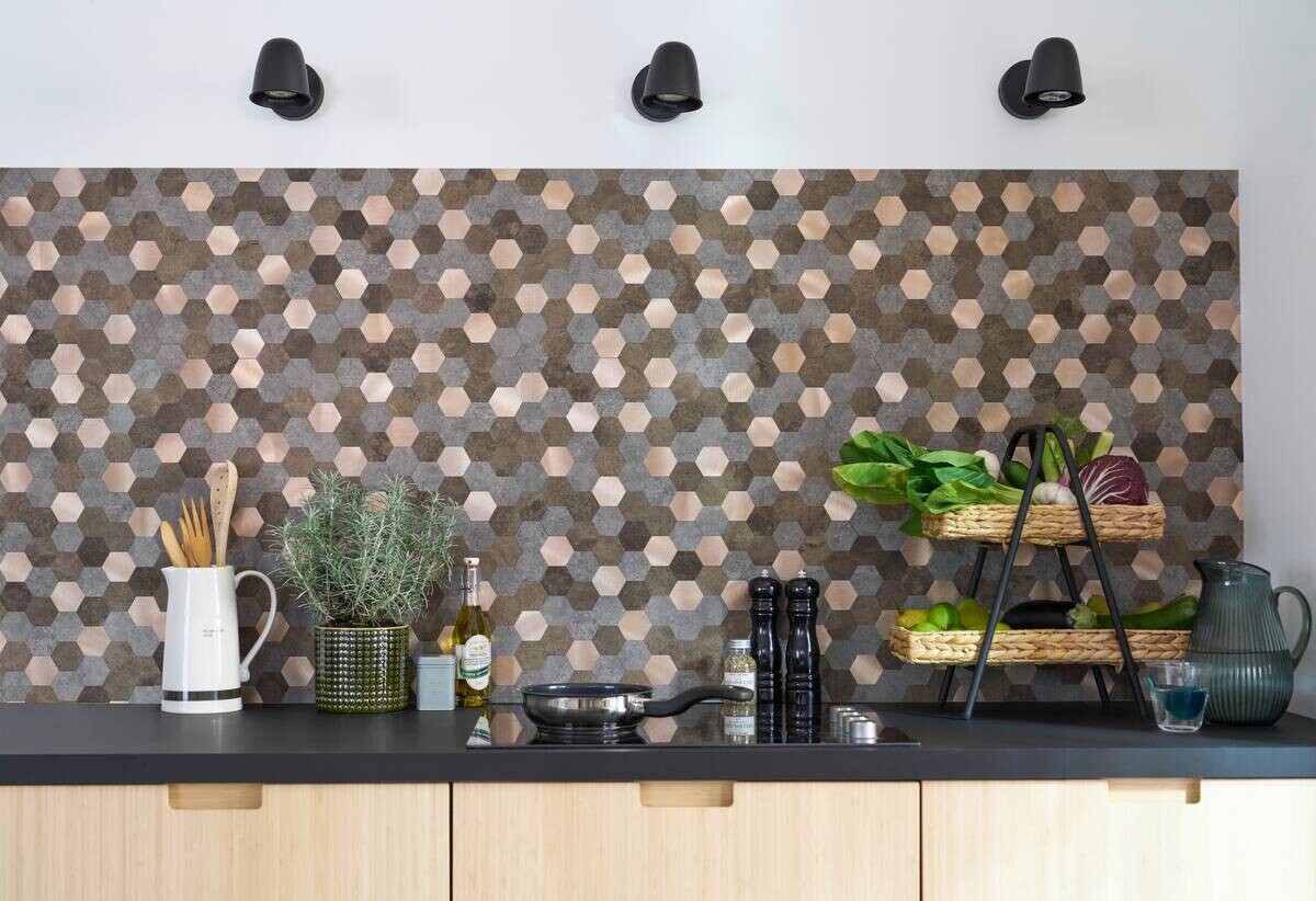 Wandfliesen bronze B/L: ca. 28,8x29 cm