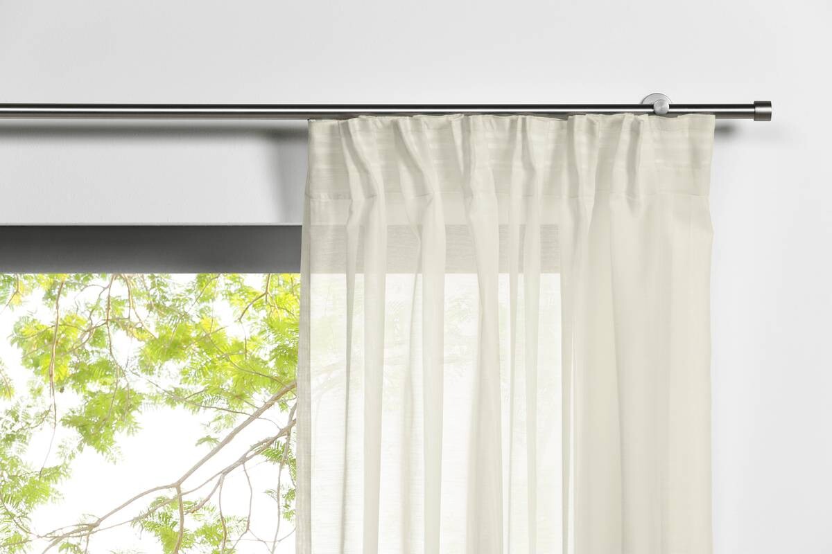 Kombivorhang PURE ecru B/L: ca. 135x245 cm