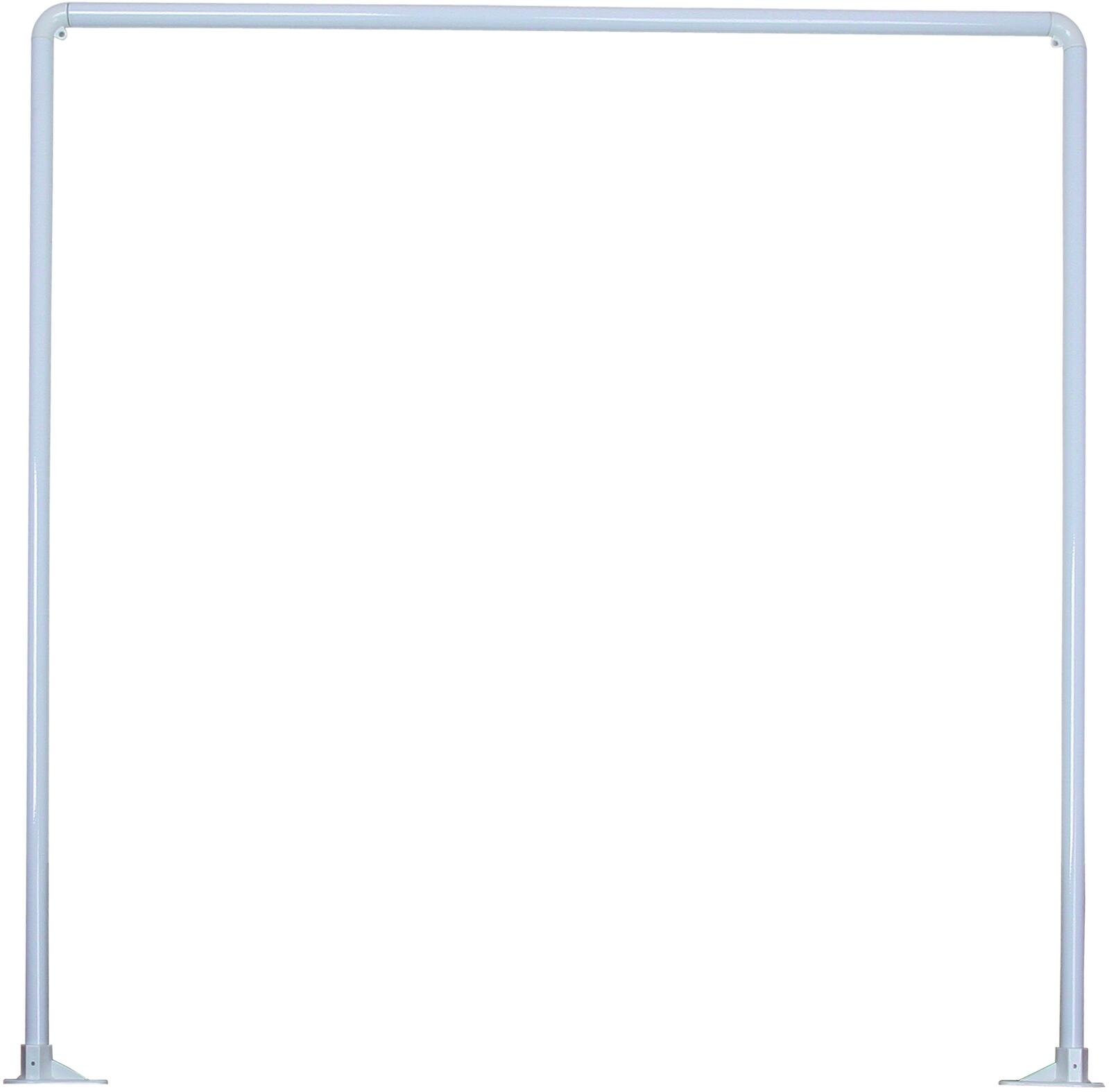 Duschstange weiß Aluminium