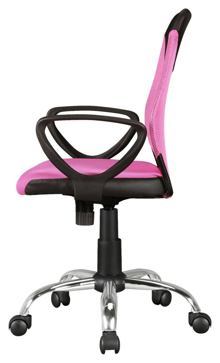 Drehstuhl pink Stoff