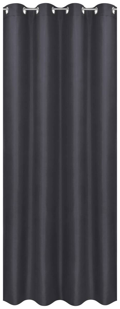 POCOline Ösenvorhang Barnaby schwarz B/L: ca. 140x235 cm