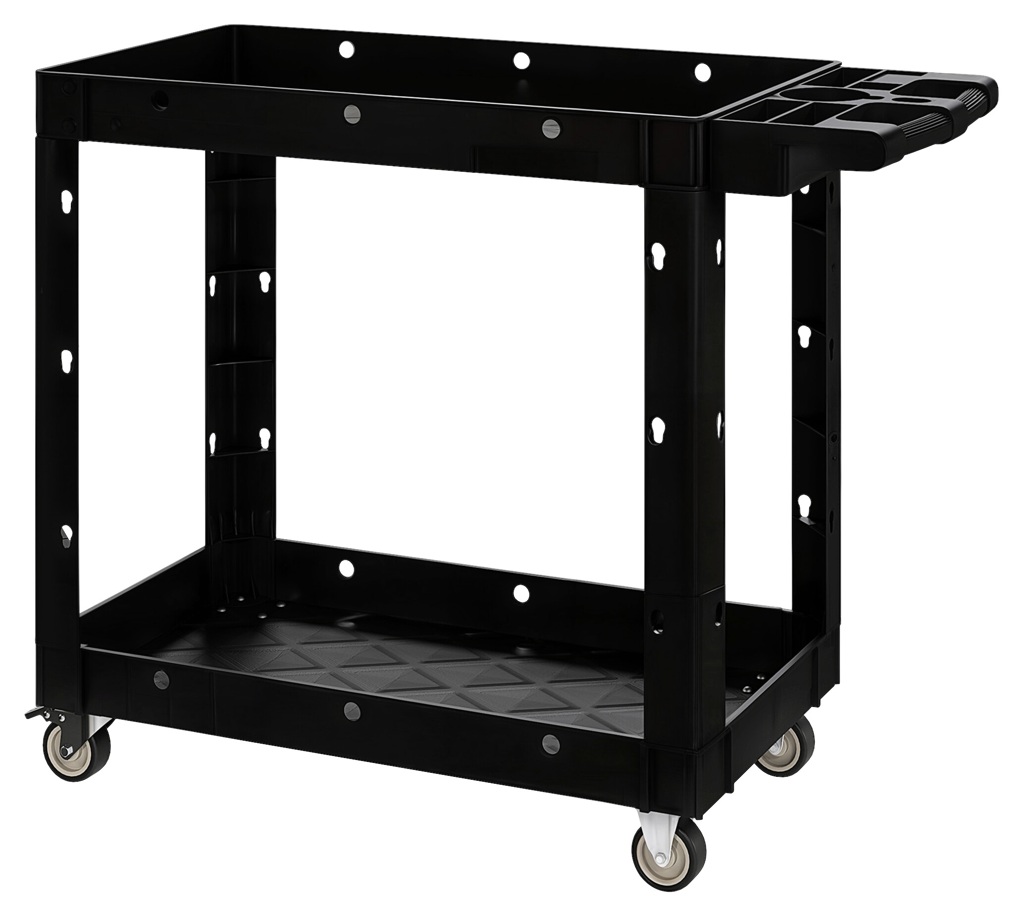 Werkstattwagen schwarz B/H/L: ca. 43,5x84,5x102,6 cm