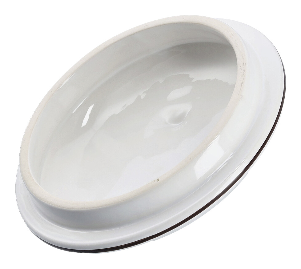 Zeller Vorratsdose Onions weiß Keramik B/H: ca. 14,5x20 cm