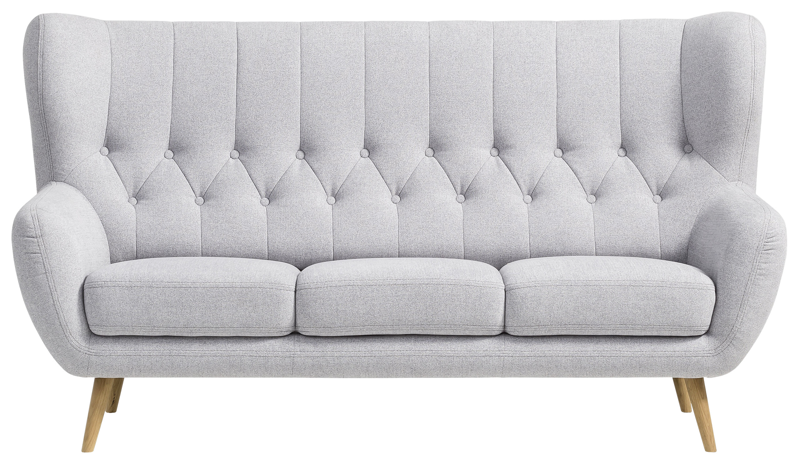 Sofa Falun hellgrau B/H/T: ca. 187x101x95 cm