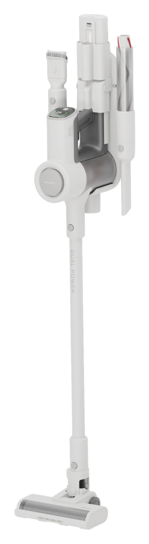 Sharp Handstaubsauger V-SV10MMAEU-W weiß Kunststoff Metall B/H/T: ca. 12x120,5x27 cm