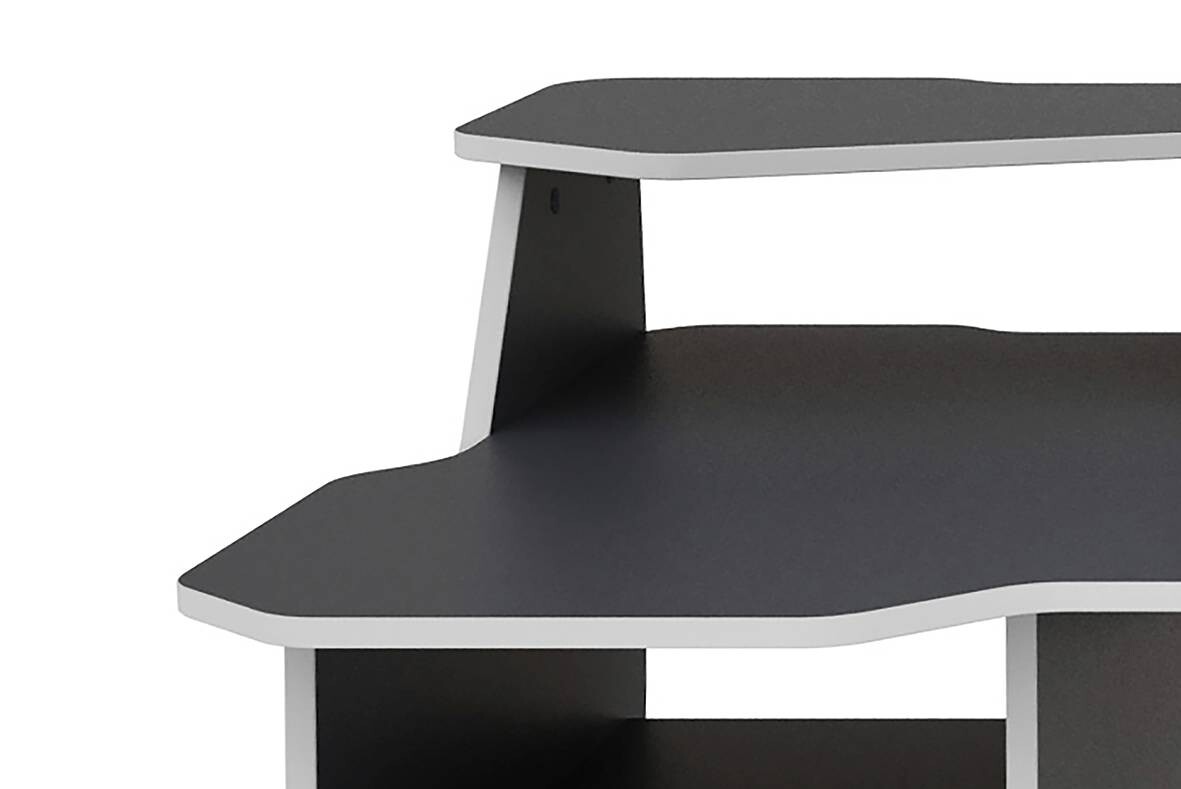 Schreibtisch MATRIX anthrazit weiß B/H/T: ca. 180x76,96x85 cm