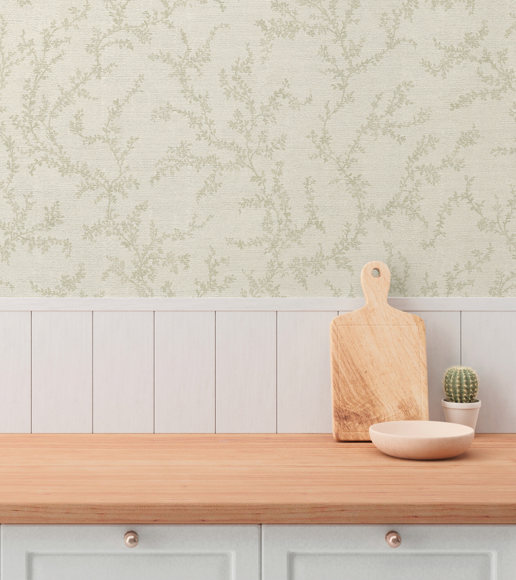 A.S.Creation Vliestapete grau creme B/H/D: ca. 53x1005x8,2 cm