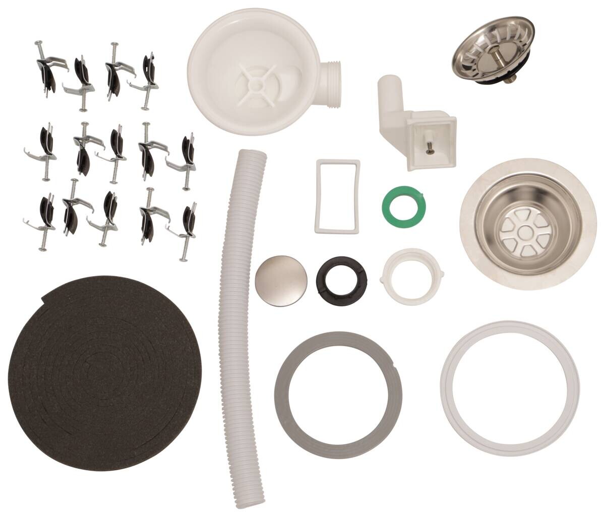 Respekta Einbauspüle Riverside Edelstahl B/H/T: ca. 61,5x17,5x50 cm