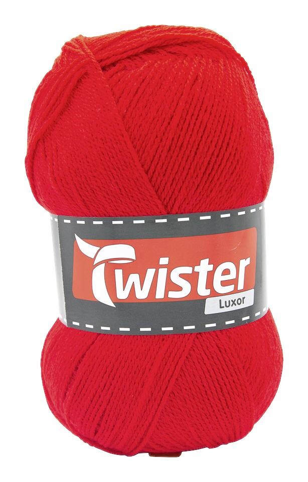Twister Handstrickgarn Luxor feuerrot L: ca. 52500 cm