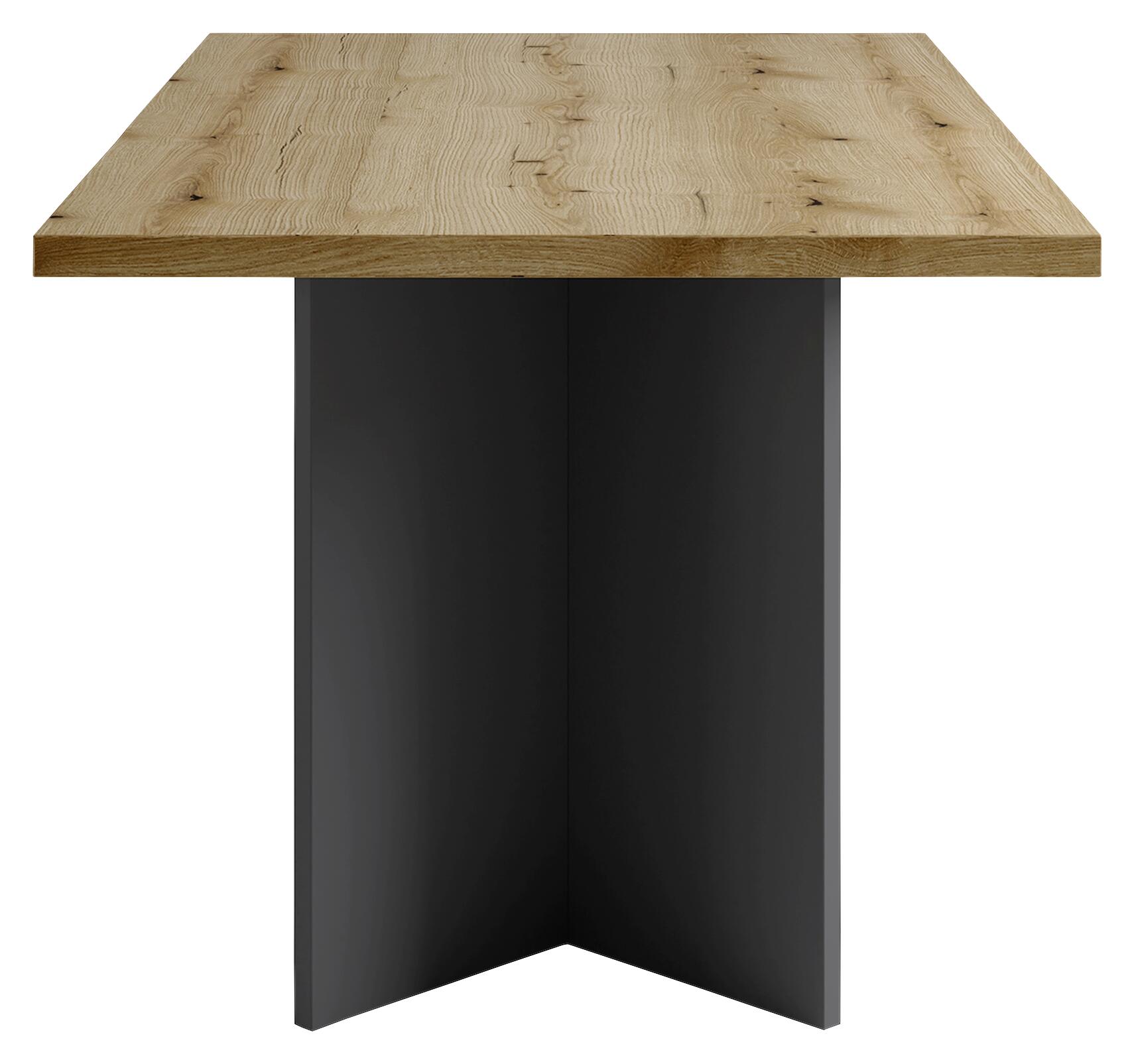 Tisch MARTEN Eiche anthrazit B/H/T: ca. 160x90x75,5 cm