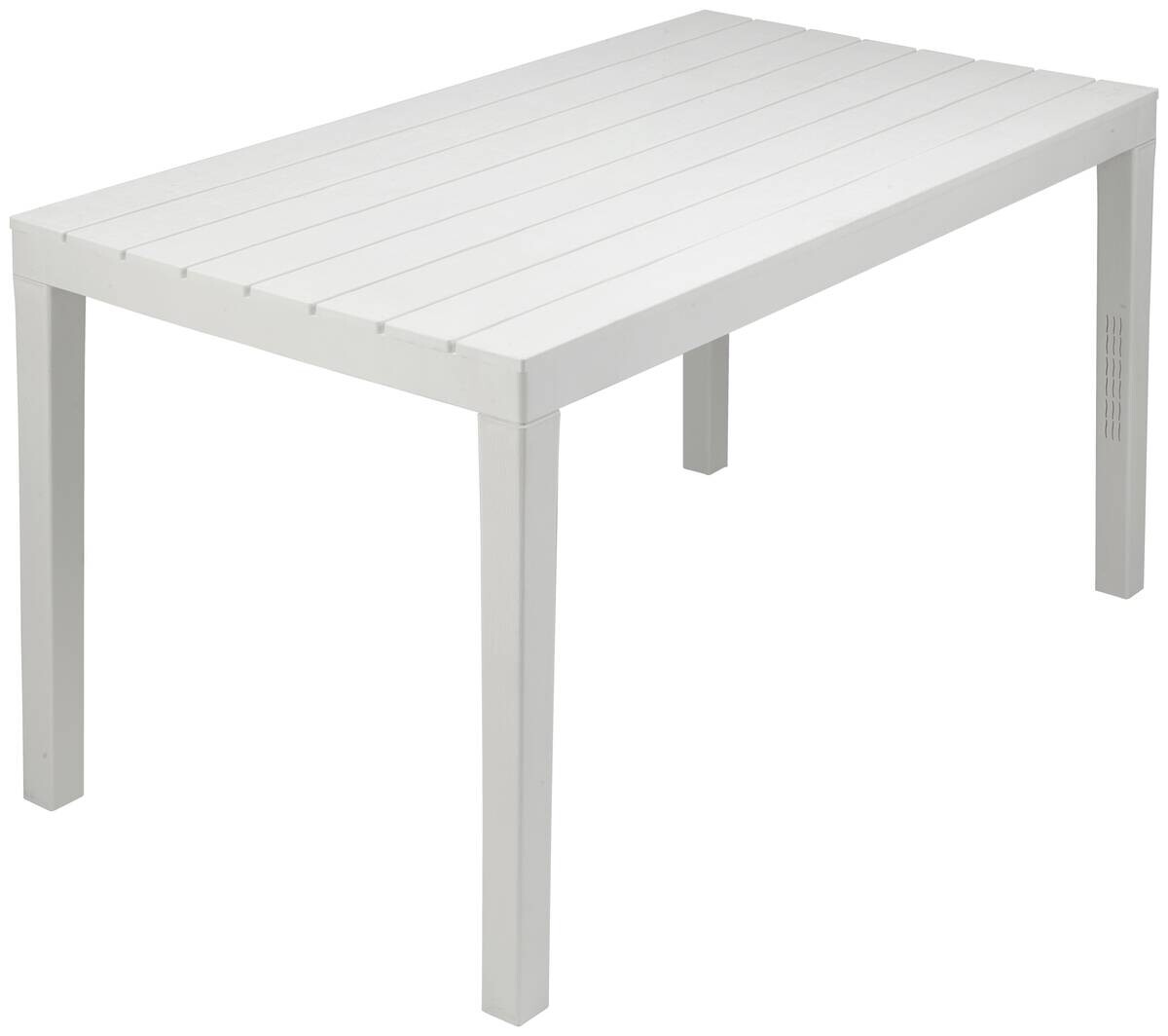 ProGarden Kunststofftisch Sumatra weiß Polypropylen B/H/L: ca. 78x72x138 cm