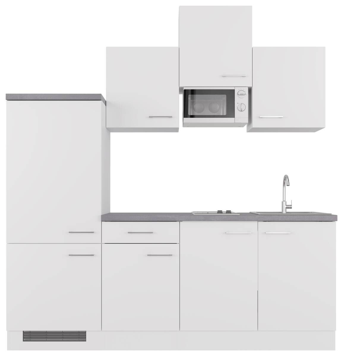 Küchenblock Vita weiß matt B/H/T: ca. 210x226x60 cm