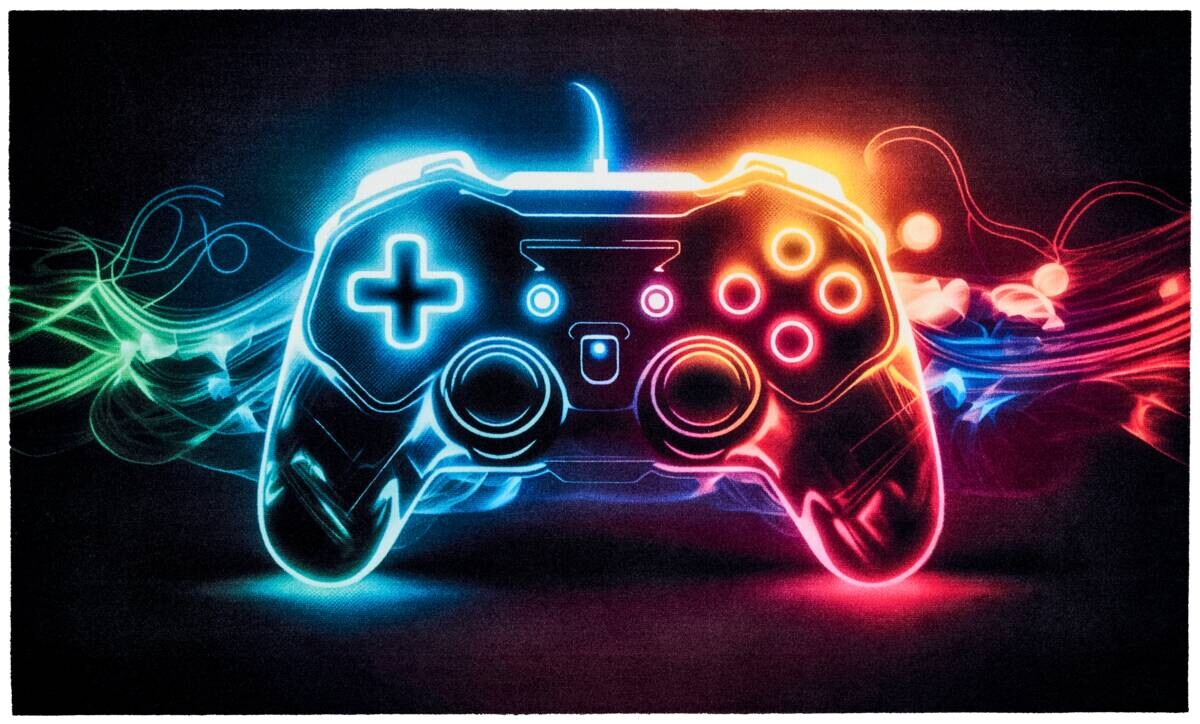 Fußmatte Velvet Gaming Multi B/L: ca. 90x150 cm Fußmatte Velvet Gaming Multi B/L: ca. 90x150 cm