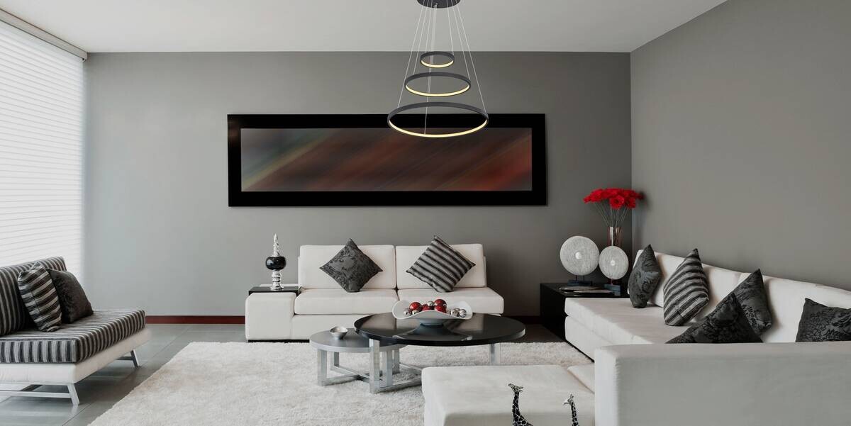 GLOBO LED-Pendelleuchte RALPH 67192-57B schwarz Metall Kunststoff H/D: ca. 120x51 cm 1.0 Brennstellen