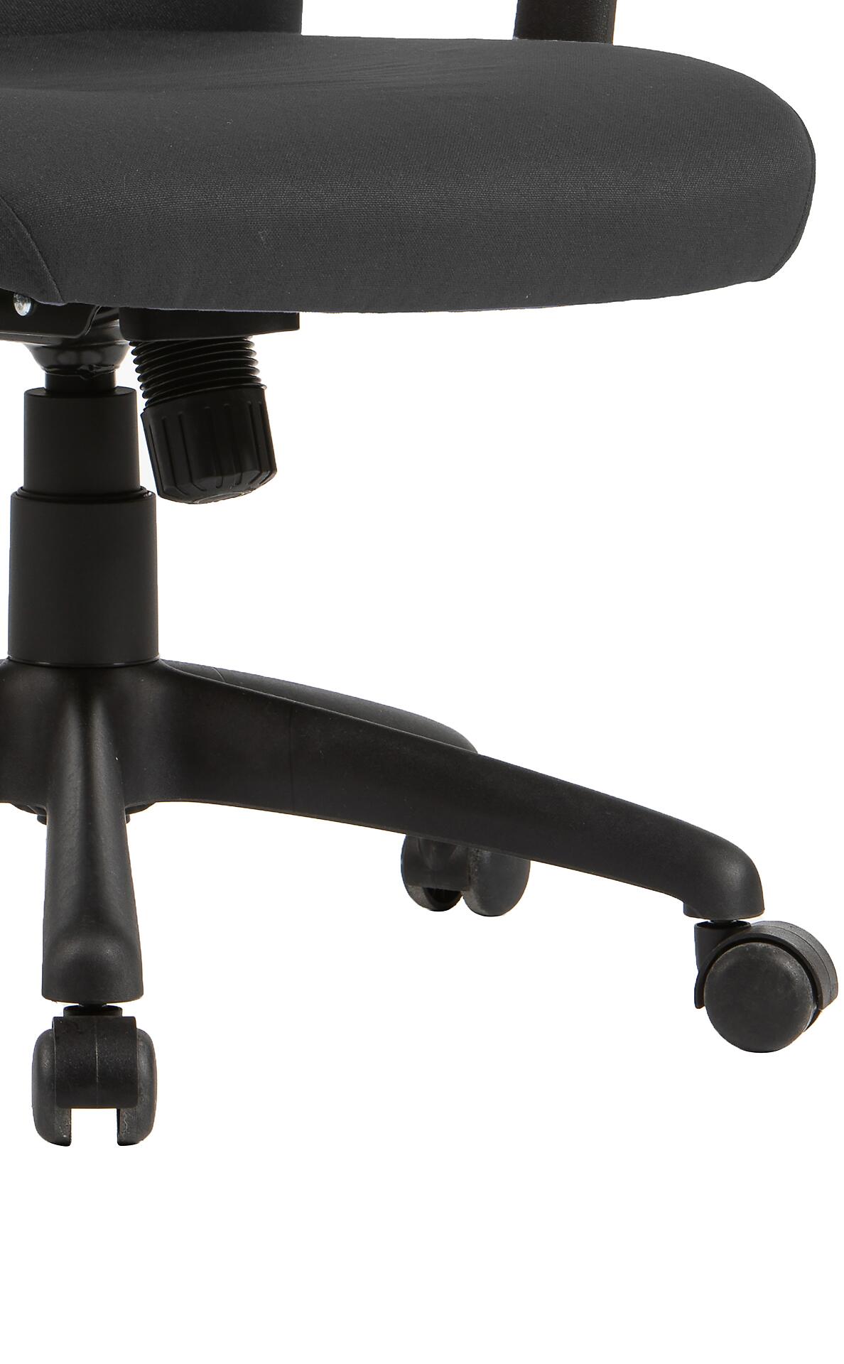 Chefsessel ROCKET schwarz schwarz Webstoff Kunststoff