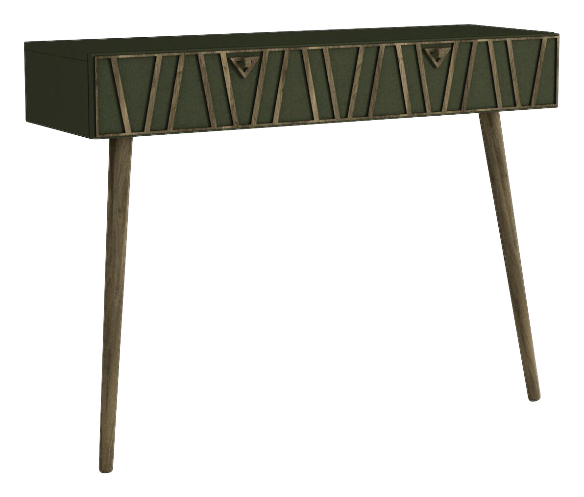 Konsolentisch Forest walnuss Nachbildung grün Spanplatte B/H/T: ca. 120x90x36 cm