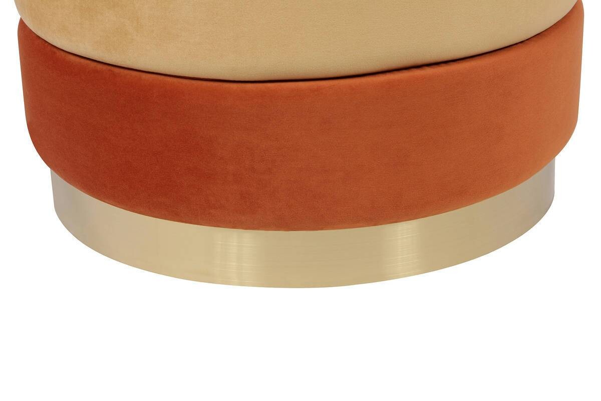 360 Living Hocker Elyse 101 orange H/D: ca. 42x50 cm
