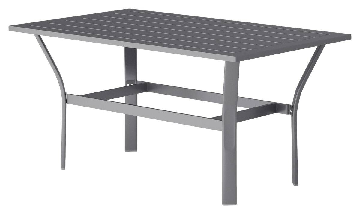 Outsunny Beistelltisch dunkelgrau Metall B/H/L: ca. 55x45x91,5 cm