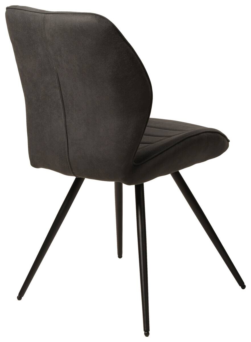 Stuhl New York anthrazit Microfaser B/H/T: ca. 51x87x55 cm