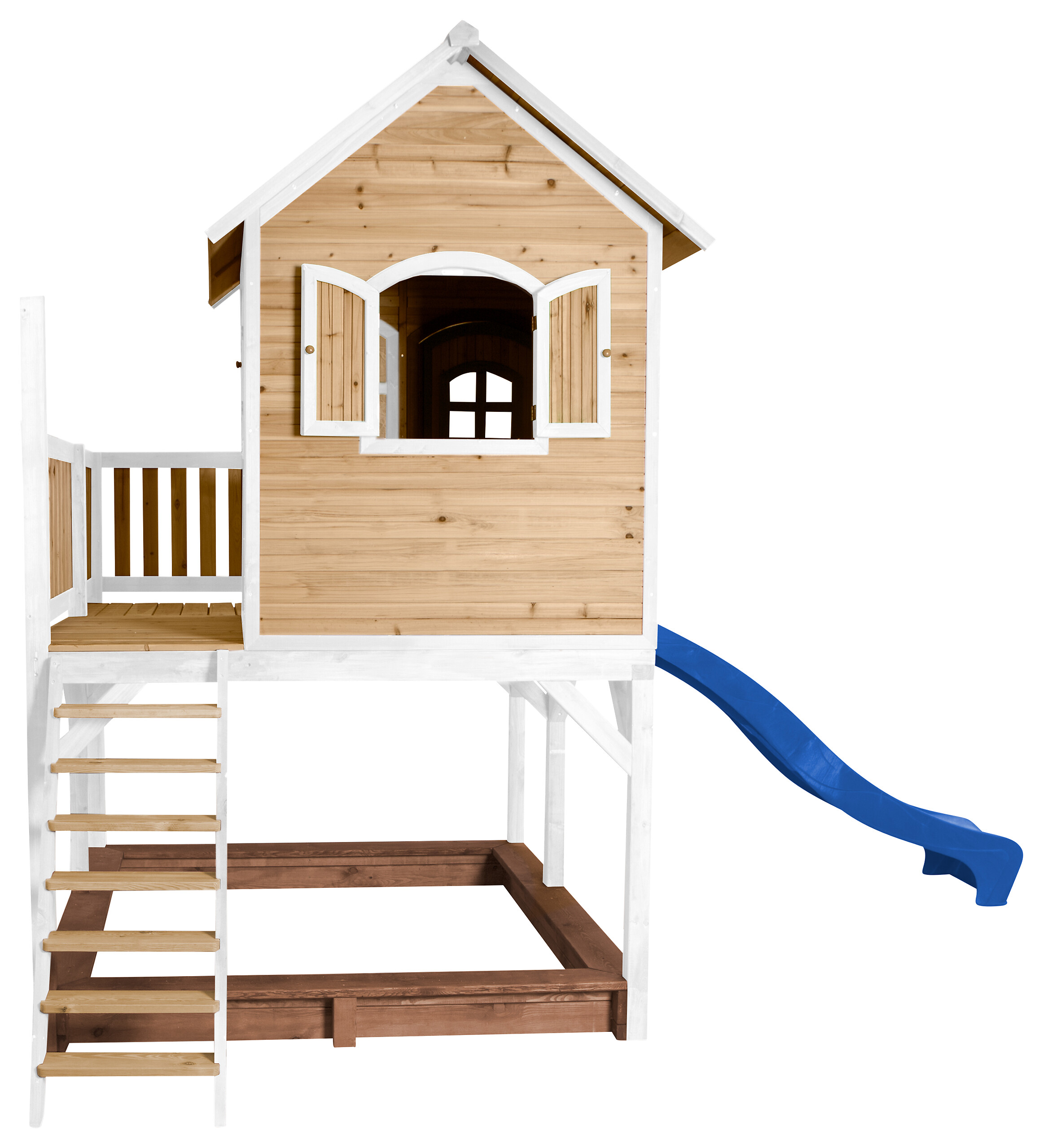 AXI Spielhaus Liam braun B/H/L: ca. 377x291x255 cm