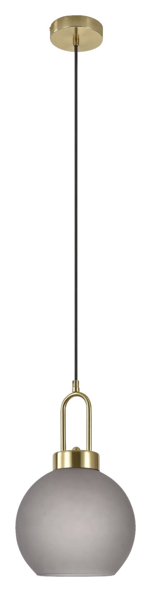 Housenordic Pendelleuchte 6406105 messing Rauch Stahl Glas L/D: ca. 150x25 cm 1.0 Brennstellen