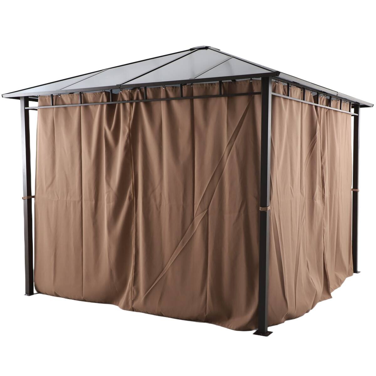 Pavillon Xenia grau Stahl B/H/L: ca. 300x270x300 cm