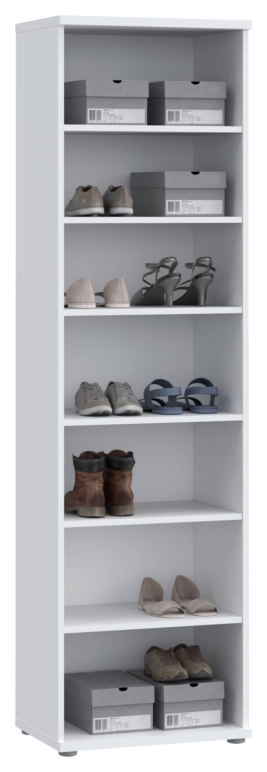 Mehrzweckschrank weiß B/H/T: ca. 50x179x35 cm