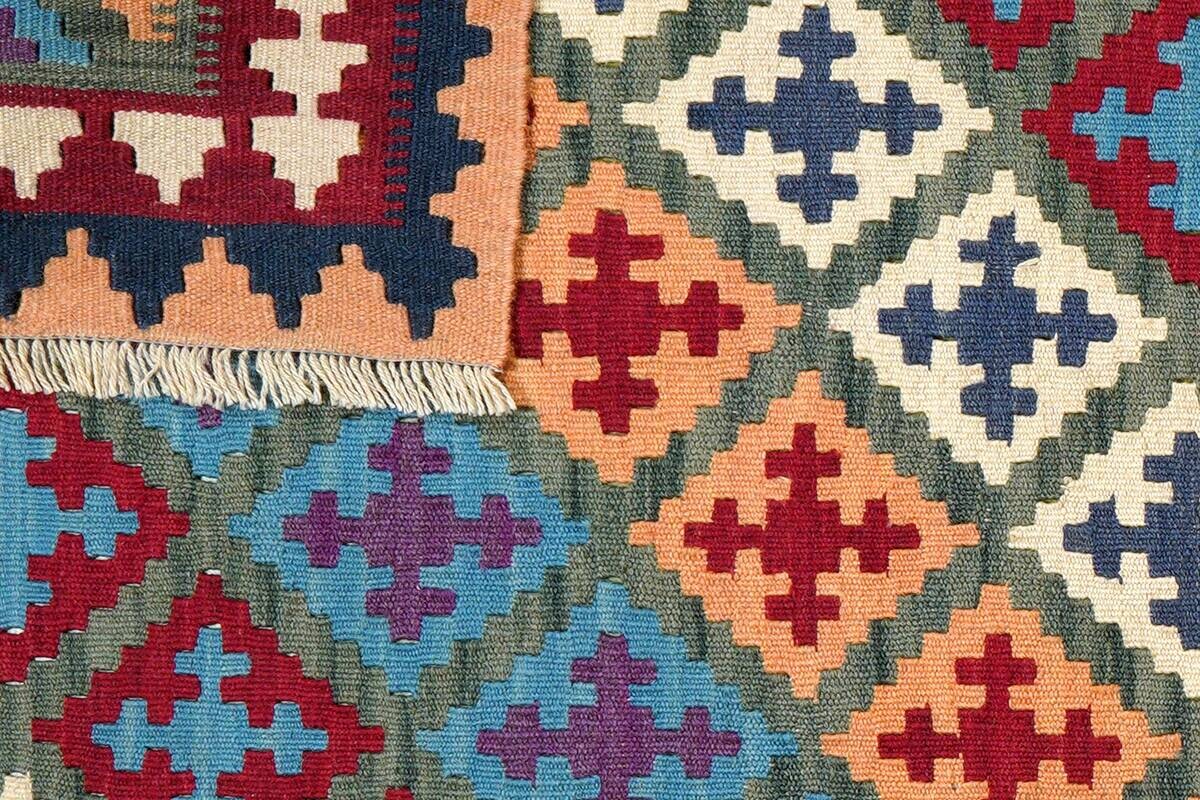 PersaTepp Teppich Kelim Gashgai grün B/H/L: ca. 104x1x150 cm