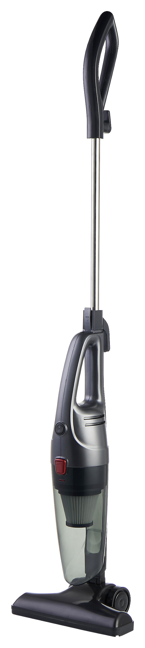 WKM Handstaubsauger grau rot Metall Kunststoff B/H/L: ca. 24x115x16 cm