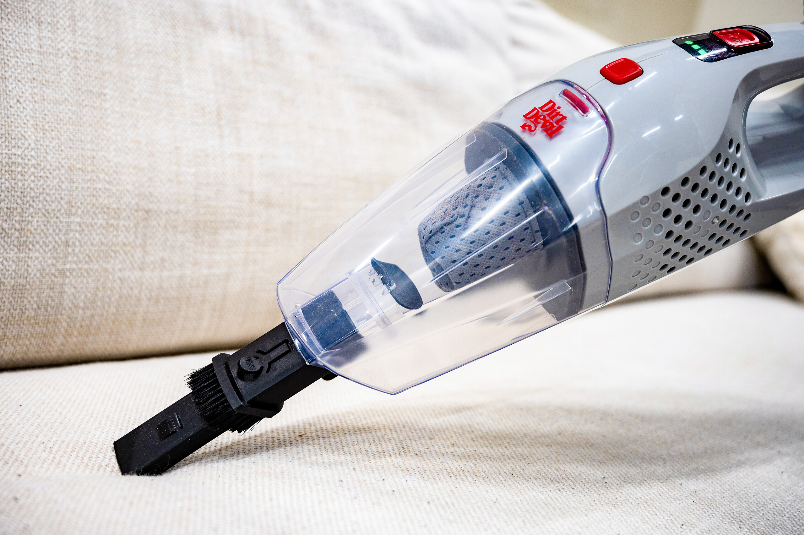 Dirt Devil Handstaubsauger grau Kunststoff B/H/L: ca. 28,5x110x17,8 cm