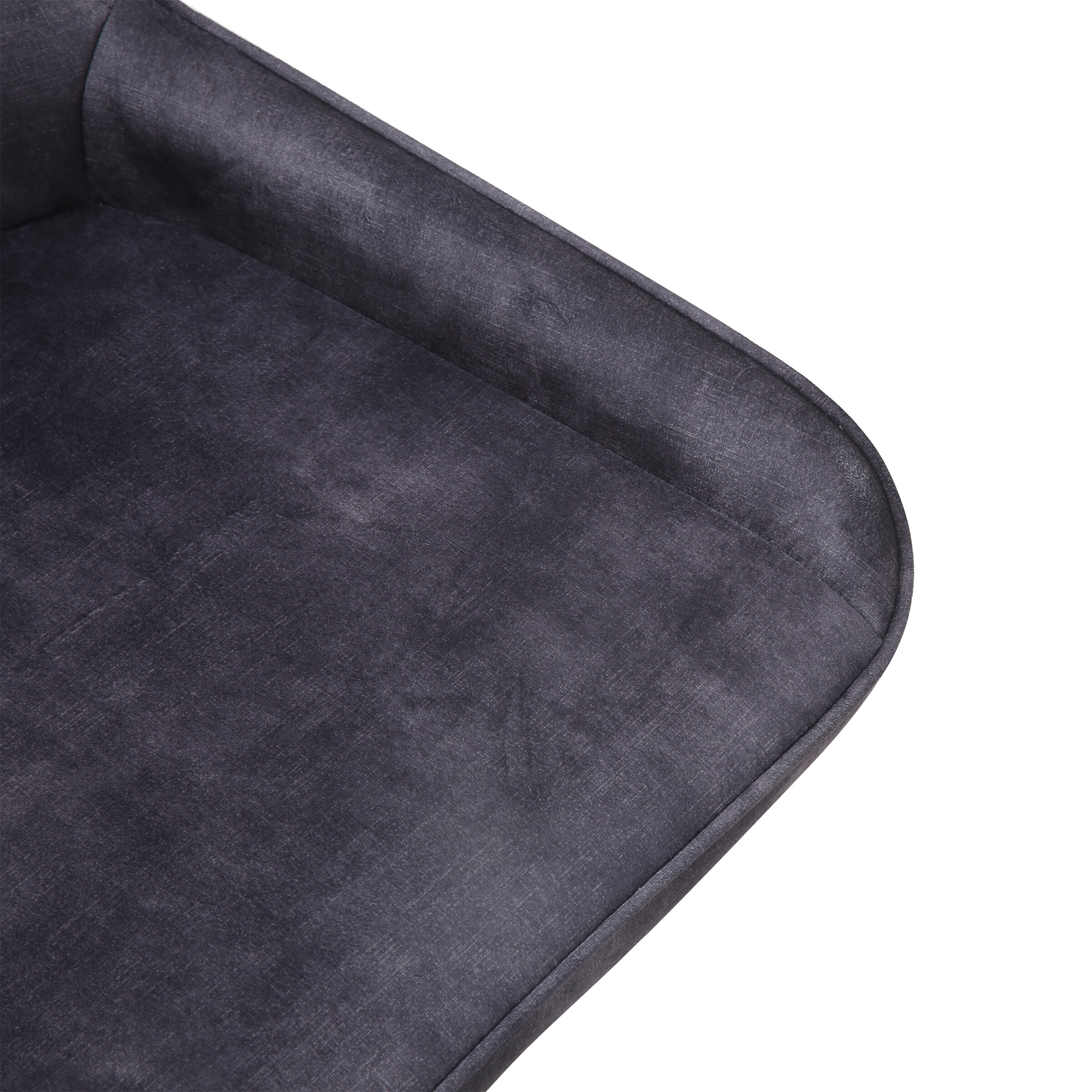 Stuhl Melanie anthrazit Microfaser B/H/T: ca. 48,5x84x57,5 cm