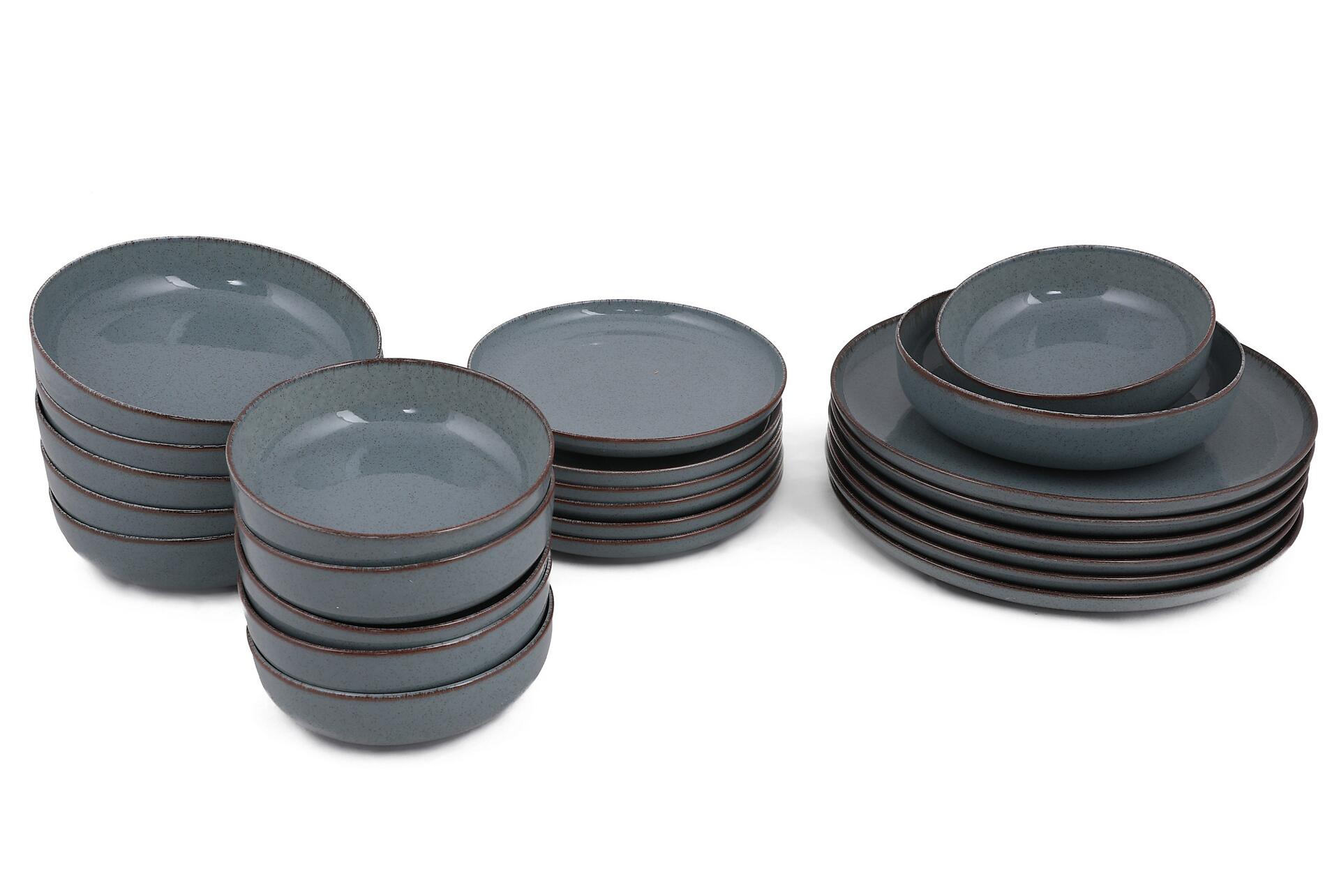 Hermia Concept Kombiservice blau Porzellan 24 tlg. Hermia Concept Kombiservice blau Porzellan 24 tlg.