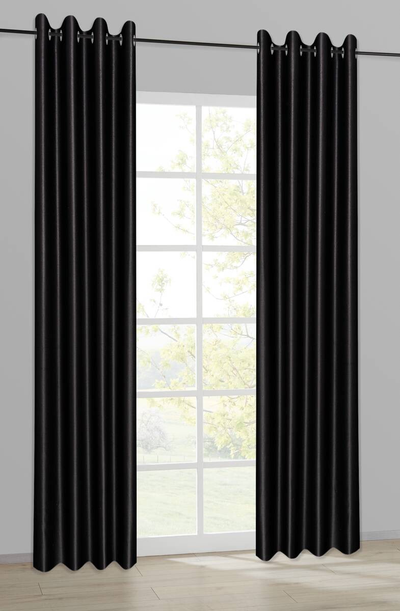 Happy Home Verdunklungsvorhang schwarz B/L: ca. 140x245 cm