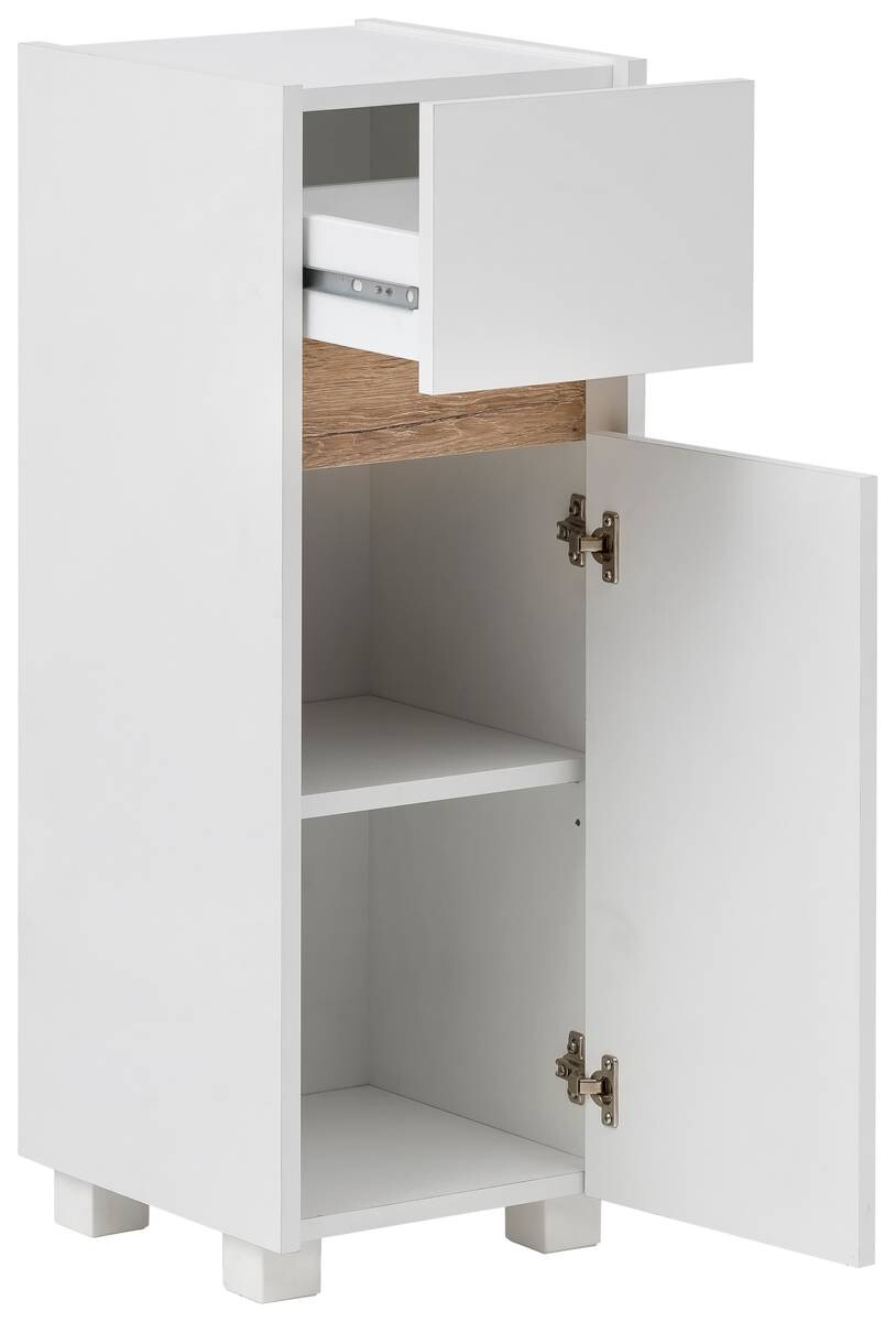 Midischrank Cosmo perlweiß Optik B/H/T: ca. 30,2x84,8x33 cm