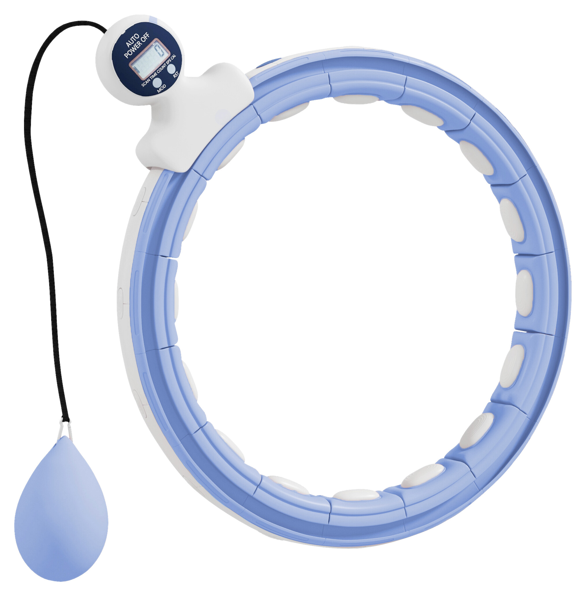 SPORTNOW Hula Hoop hellblau B/H/L: ca. 5x1x139 cm