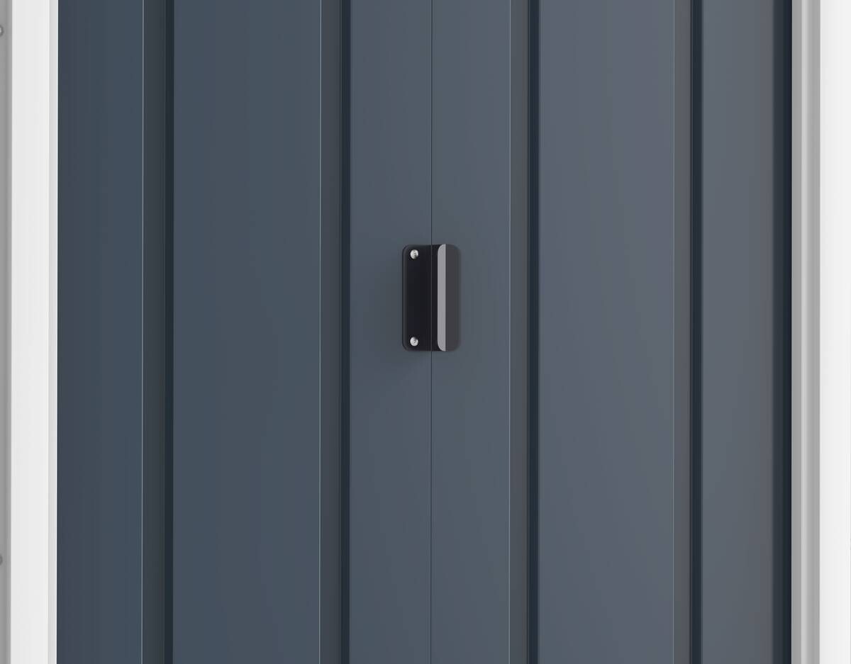 VCM Gerätehaus anthrazit B/H/L: ca. 202x181x113 cm