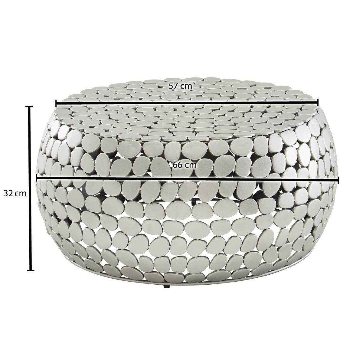 Wohnling Couchtisch B/H/T: ca. 66x32x66 cm