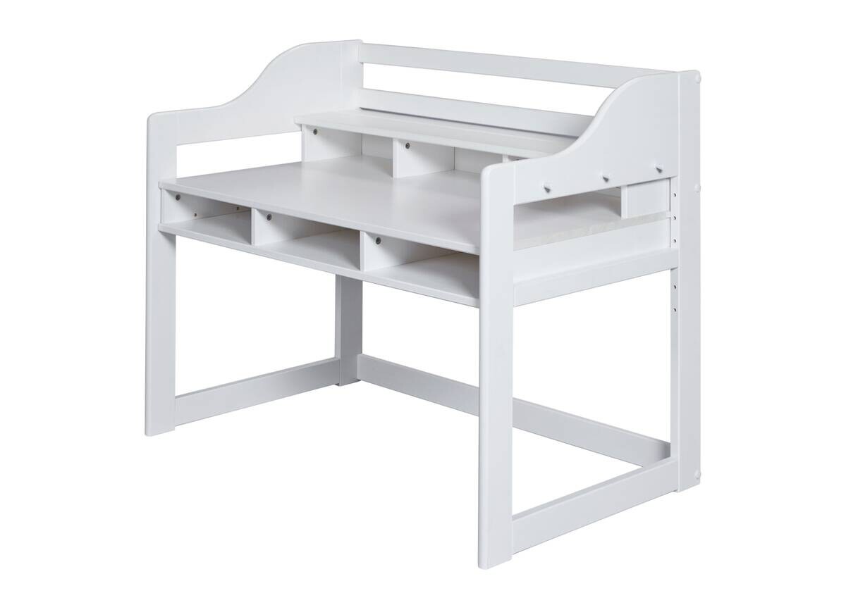 Kinderschreibtisch Kids Learning weiß lackiert B/H/L: ca. 68x91x112 cm