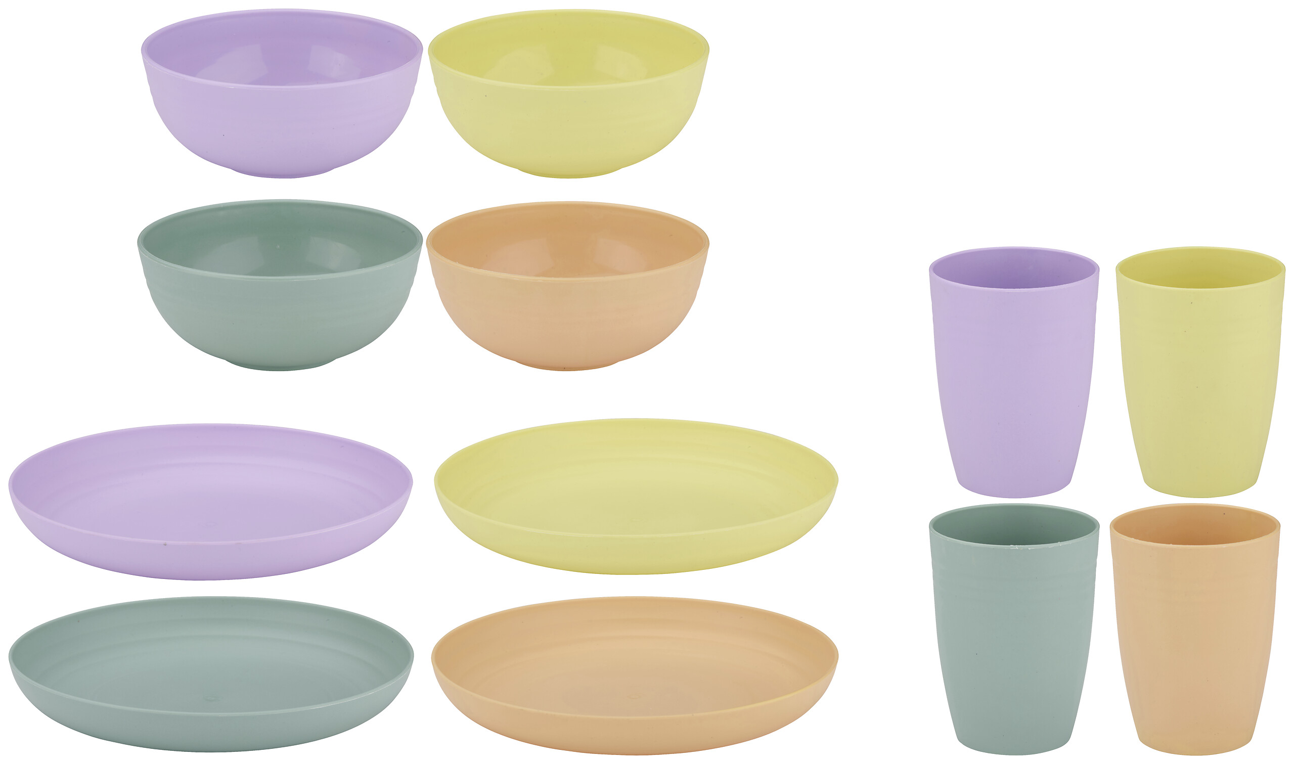 alpina Kombiservice mehrfarbig Polypropylen 12 tlg.