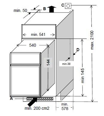 Respekta Küchenblock Premium grau hochglänzend B/H/T: ca. 270x200x60 cm