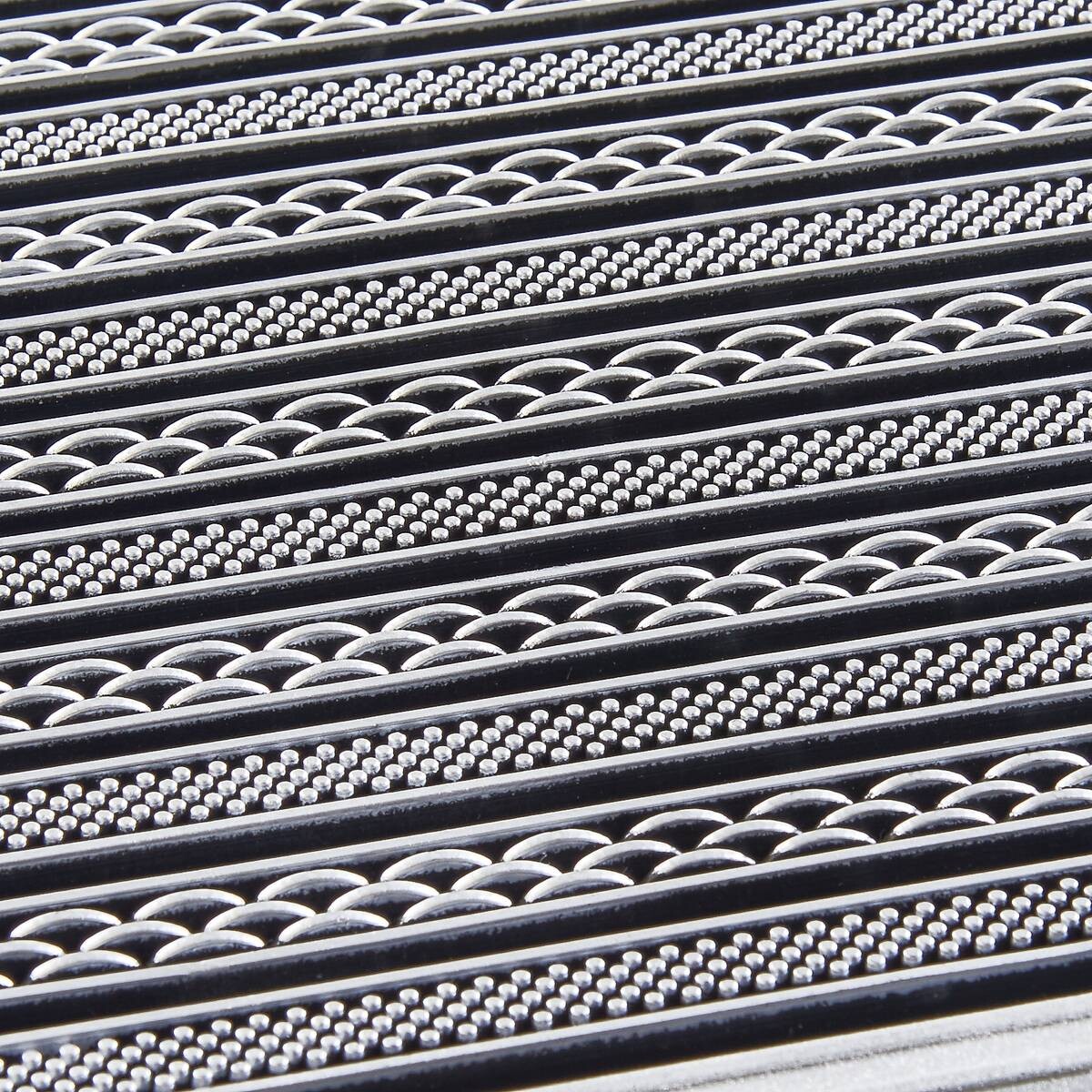 Fußmatte Silbergrau B/L: ca. 39x59 cm