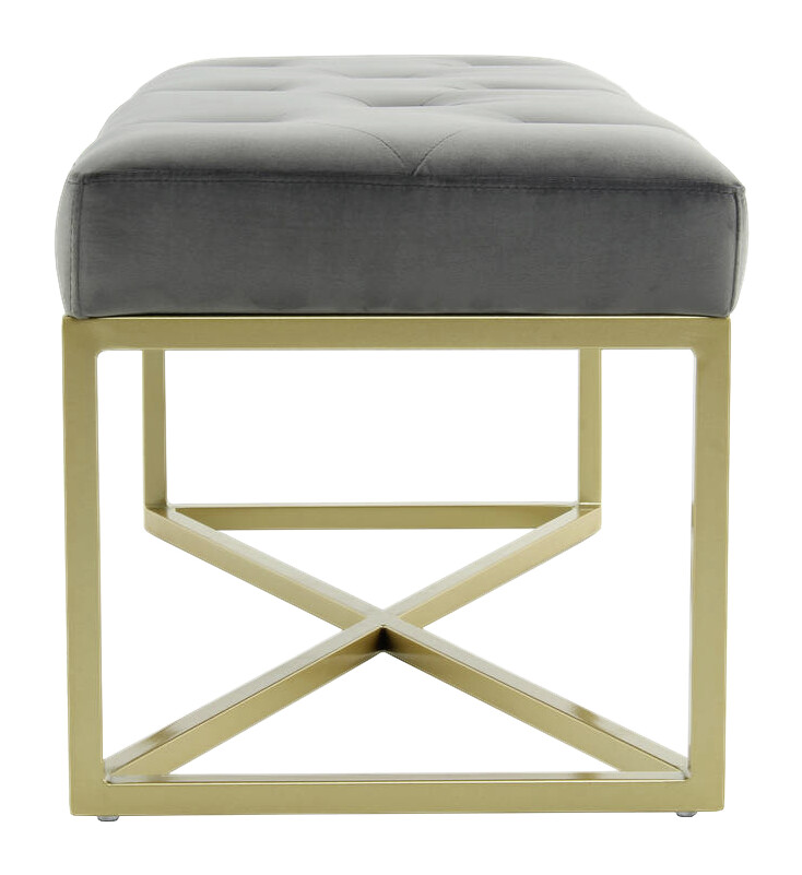 Sitzbank Cameron 100 grau B/H/T: ca. 90x40x40 cm